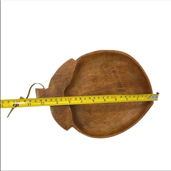 🆕 Wood Lemon Shaped Bowl - Picture 4 of 9